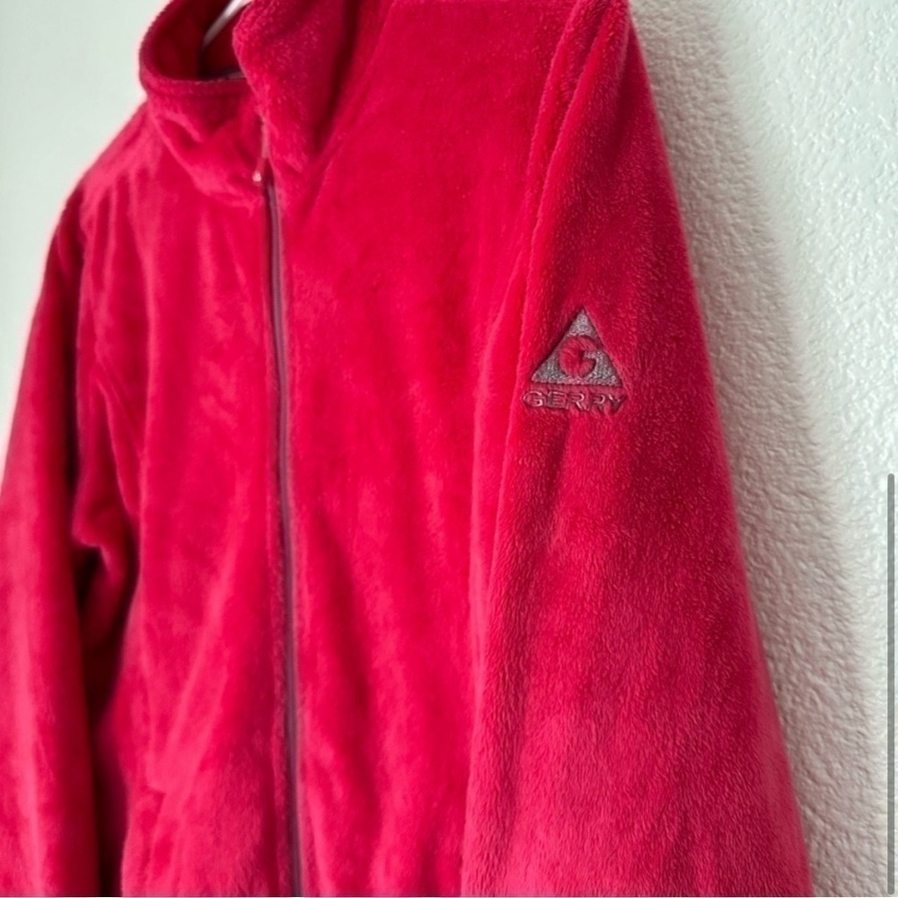 Gerry Fleece Jacket Women’s Size L Pink Full Zip - Picture 5 of 9